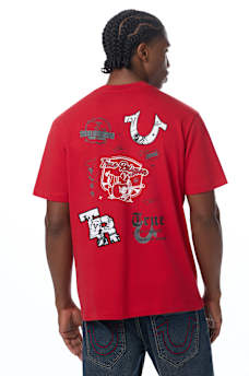 SCATTER LOGO TEE