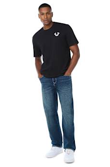 DISTRESSED HORSESHOE TEE