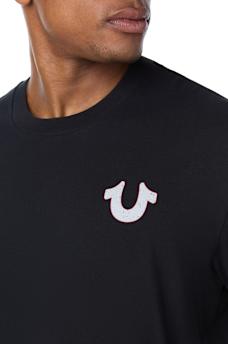 DISTRESSED HORSESHOE TEE