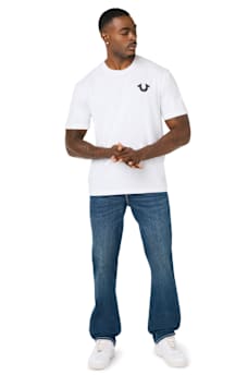 DISTRESSED HORSESHOE TEE