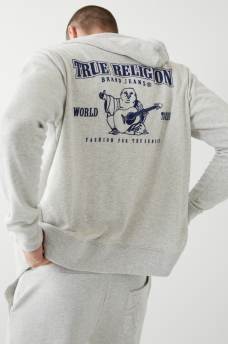 BUDDHA ZIP HOODIE, image 1