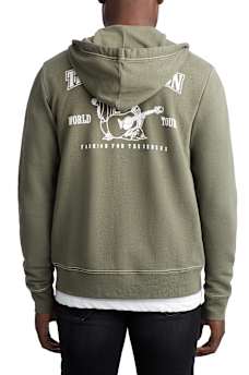 BUDDHA ZIP HOODIE, image 4