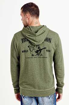 BUDDHA ZIP HOODIE, image 1
