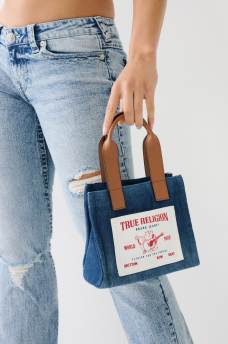 MINI DENIM TOTE BAG
