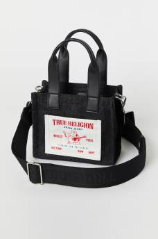 MINI DENIM TOTE BAG, image 3