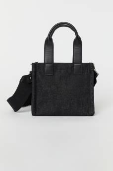 MINI DENIM TOTE BAG, image 4