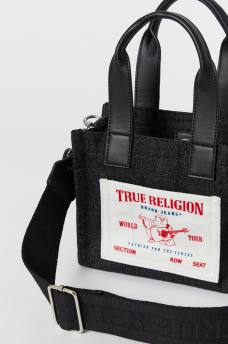 MINI DENIM TOTE BAG, image 5