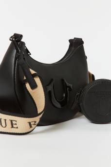 LOGO STRAP HOBO BAG, image 3