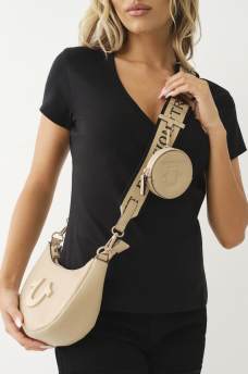 LOGO STRAP HOBO BAG, image 1