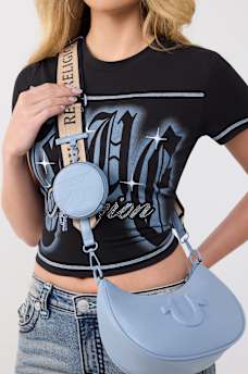 LOGO STRAP HOBO BAG, image 3