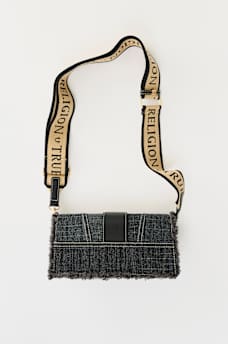 FRAYED DENIM SHOULDER BAG, image 4