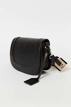 STITCHED HORSESHOE FLAP CROSSBODY BAG, image 6