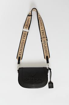 STITCHED HORSESHOE FLAP CROSSBODY BAG, image 7