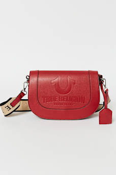 STITCHED HORSESHOE FLAP CROSSBODY BAG, image 4