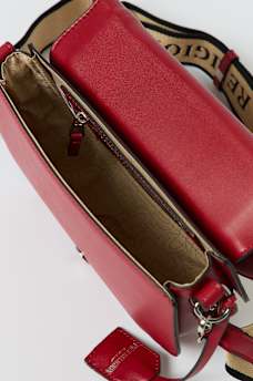 STITCHED HORSESHOE FLAP CROSSBODY BAG, image 9