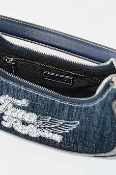 CRYSTAL WING HOBO BAG, image 7