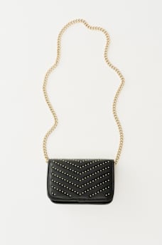 HORSESHOE STUDDED HANDBAG, image 4