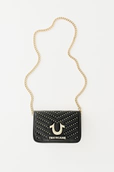 HORSESHOE STUDDED HANDBAG, image 5