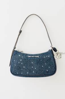 DENIM CRYSTAL SHOULDER BAG, image 2