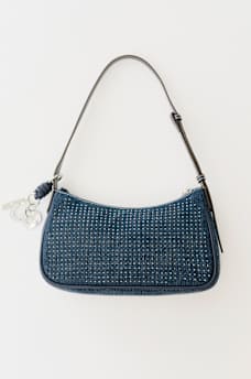 DENIM CRYSTAL SHOULDER BAG, image 3