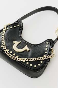 HORSESHOE STUDDED SHOULDER BAG, image 4