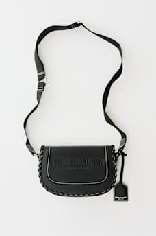 LOGO WHIP STITCH SADDLE BAG, image 1