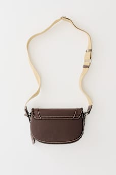 LOGO WHIP STITCH SADDLE BAG, image 3