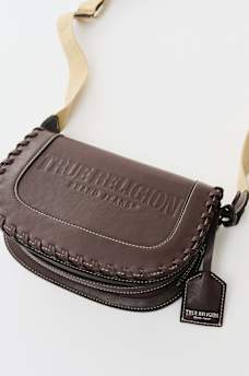 LOGO WHIP STITCH SADDLE BAG, image 4