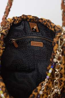 LEOPARD PRINT SOFT HOBO BAG