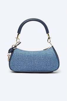 COLORBLOCK DENIM SHOULDER BAG