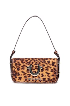 MULTI PRINT HORSESHOE FLAP BAG