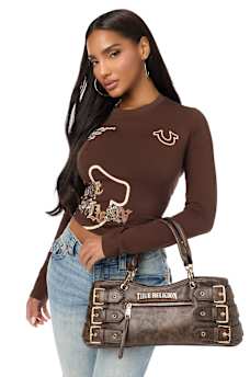 TRUE MULTI BUCKLE HANDBAG
