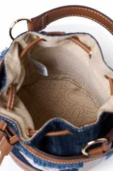 HORSESHOE BUDDHA BUCKET BAG