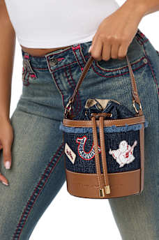 HORSESHOE BUDDHA BUCKET BAG