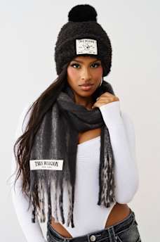 WORLD TOUR LOGO BEANIE AND SCARF SET, image 1