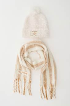 WORLD TOUR LOGO BEANIE AND SCARF SET, image 2