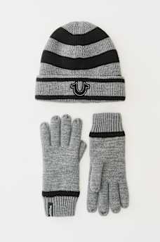 HORSESHOE BEANIE AND GLOVE SET, image 3