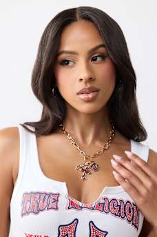 LOGO TOGGLE NECKLACE, image 3