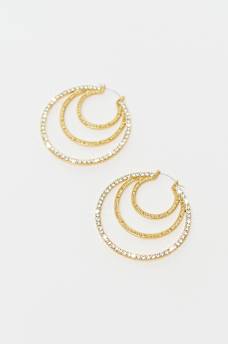 CRYSTAL HOOP EARRINGS, image 3