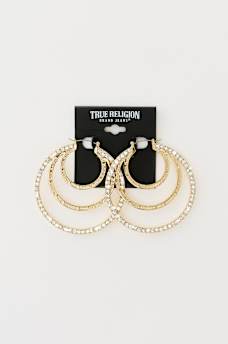 CRYSTAL HOOP EARRINGS, image 4