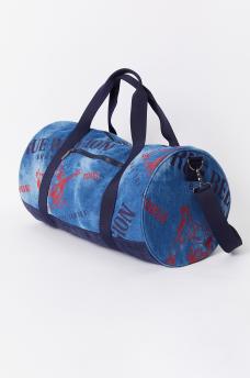 DENIM DUFFEL BAG