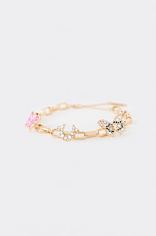 BUTTERFLY HORSESHOE TOGGLE BRACELET