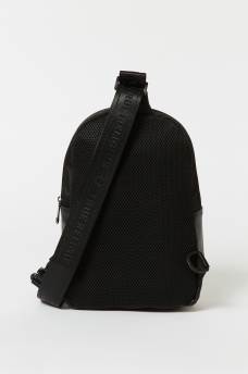 BUDDHA FAUX PEBBLE LEATHER SLING BAG, image 2