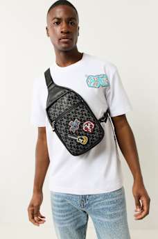 PATCH PU SLING BAG, image 2