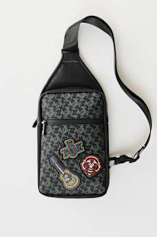 PATCH PU SLING BAG, image 3