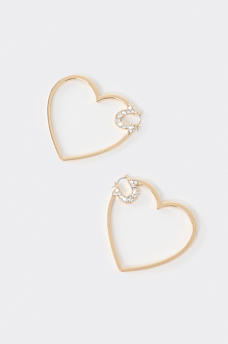 HORSESHOE HEART EARRING