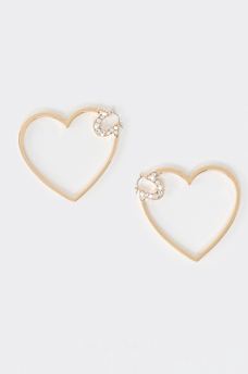 HORSESHOE HEART EARRING