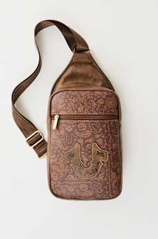 PAISLEY HORSESHOE SLING BAG