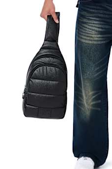 QUILTED SLING BAG