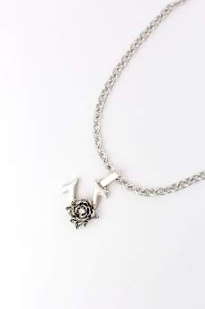 HORSESHOE ROSE NECKLACE